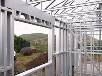 Maison à ossature métallique en acier léger Construction métallique et structure en acier léger