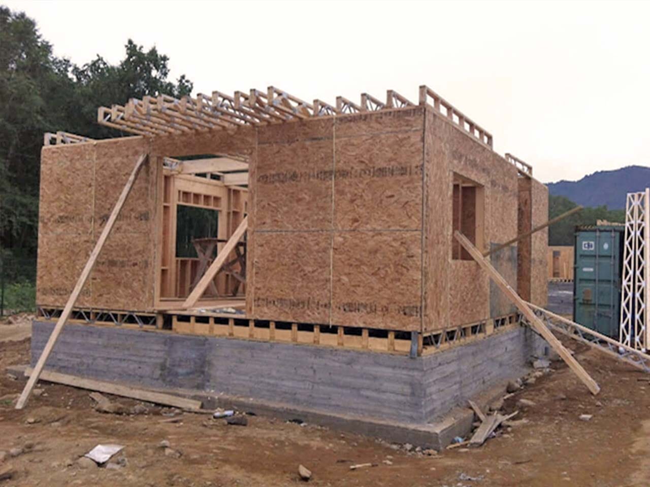 Maison en panneaux SIP (Panneau Isolant Structurel) Maison en panneaux SIP (Panneau Isolant Structurel)